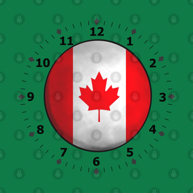 Disover canada flag clock - Canada Flag - T-Shirt