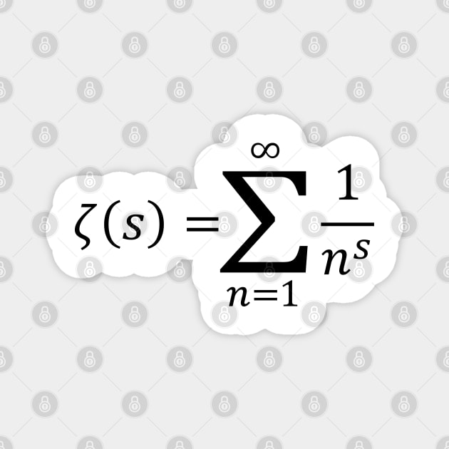 Riemann Zeta Function Magnet by ScienceCorner