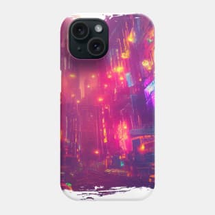 Cool Japanese Neon City Phone Case