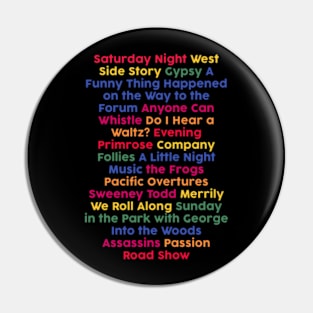 Stephen Sondheim West Side Story – Sondheim Rest In Peace Pin