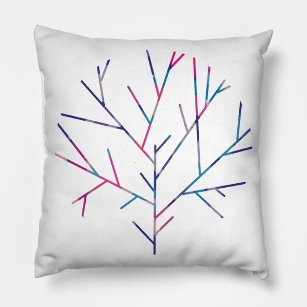 Color Tree / Nature Pillow by nathalieaynie