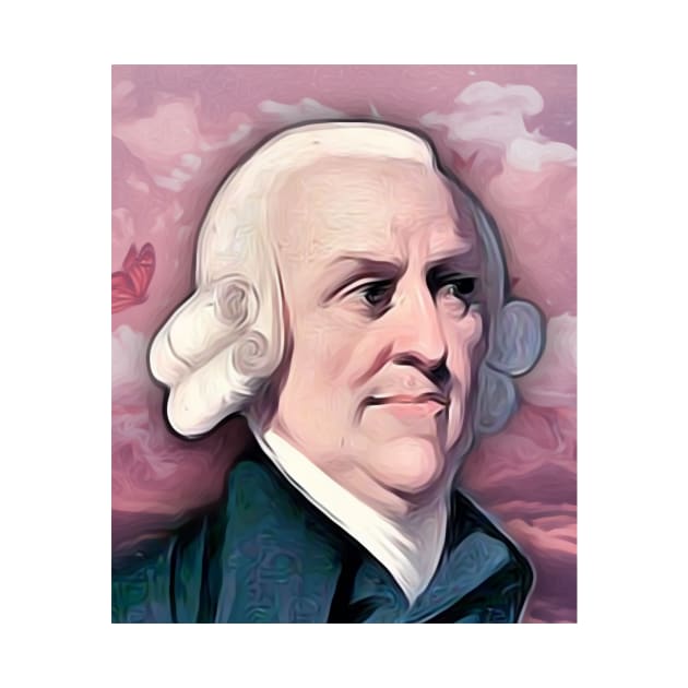 Adam Smith Portrait | Adam Smith Artwork 2 by JustLit