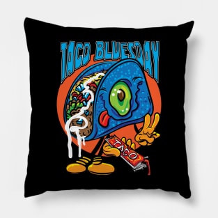 Taco Bluesday Blue Corn Taco Pillow