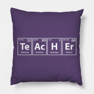 Teacher (Te-Ac-H-Er) Periodic Elements Spelling Pillow