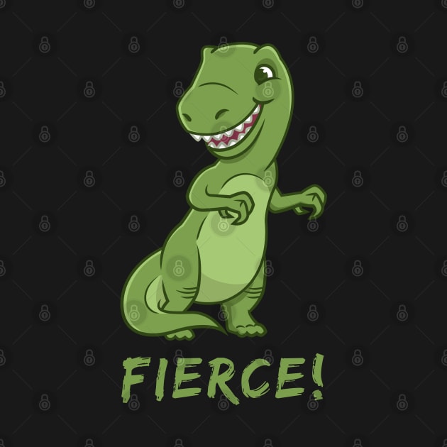 Fierce Dinosaur by Fit-tees