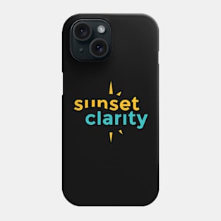 Sunset Clarity Logo Phone Case