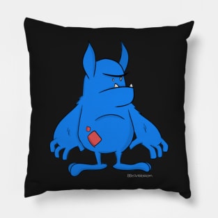 Grumpy Monster Pillow