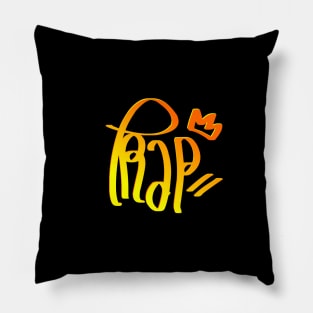 rap graffiti tag Pillow