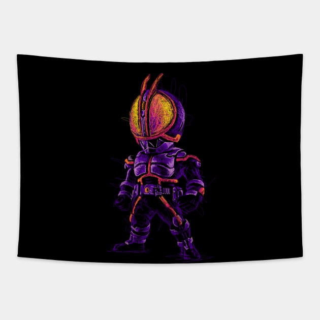 Kamen Rider Scribble Tapestry by jayaadiprastya