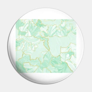 Marbled Kintsugi Sage Pin