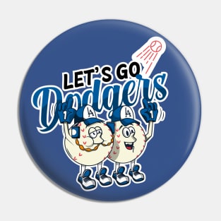 Let's Go Dodgers! Pin