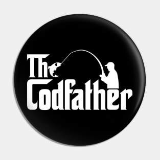 'The Codfather' Fishing Design Pin