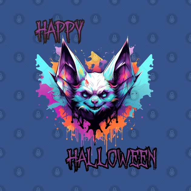 Spooky Bat Happy Halloween by DivShot 