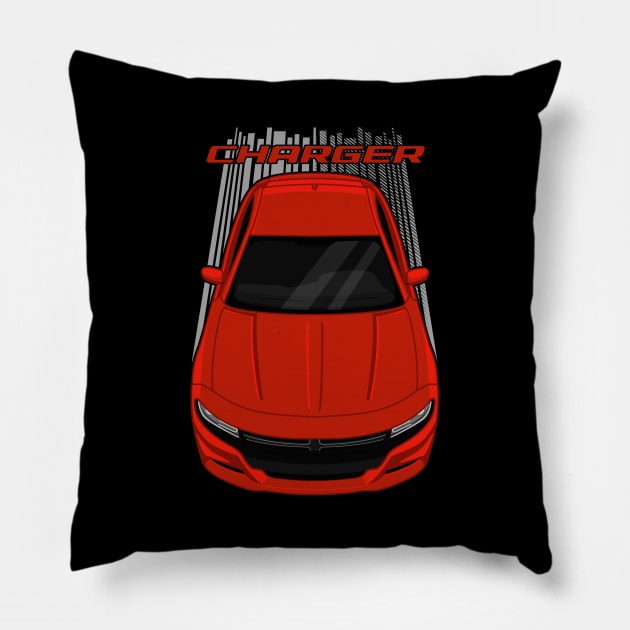 Dodge Charger 2015-2021 - Go Mango Orange Pillow by V8social