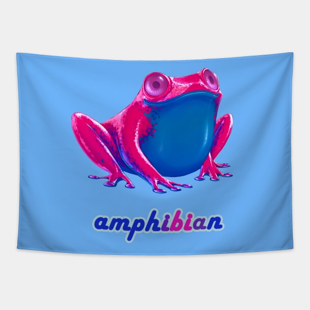 AMPHI-BI-AN Tapestry by SmalltimeCryptid