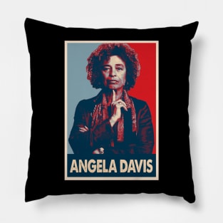 Davis Portrait Bold and Empowering T-Shirt Design Pillow