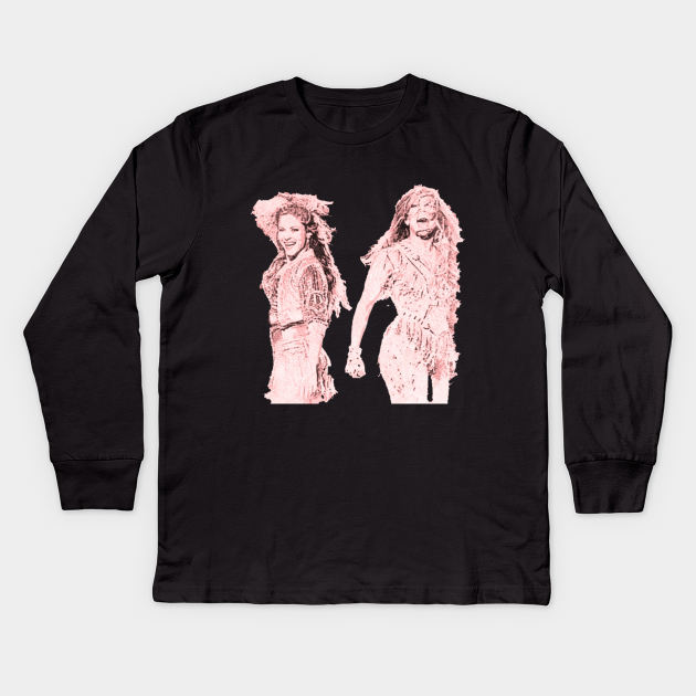 Shakira J Lo Shakira Kids Long Sleeve T Shirt Teepublic