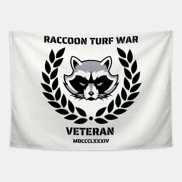 Raccoon Turf War Shirt Tapestry by The Zac Brown Show