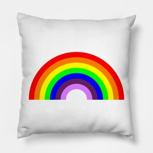 Rainbow Print Pillow