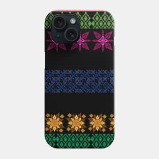 Thai textile seamless art work Phone Case