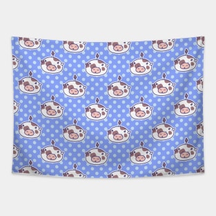 Cow Blob Polk-a-dot Pattern Tapestry