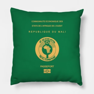 Mali passport Pillow