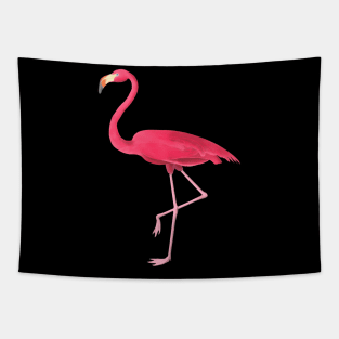 Pink Flamingo Illustration Tapestry