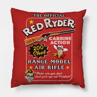 Christmas Story Official Red Ryder Carbine Action 200 Shot Range Model Air Rifle Pillow