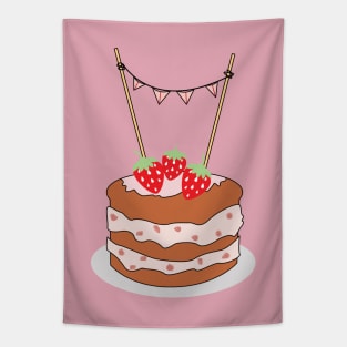 Strawberry Cake Tapestry