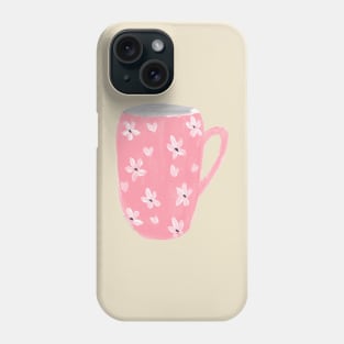 Pink mug Phone Case