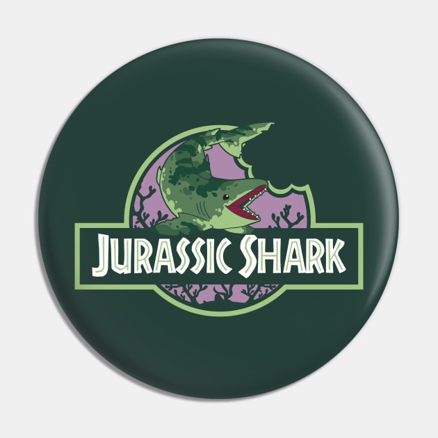 Jurassic Shark - Edestus shark Pin by bytesizetreasure