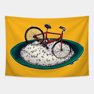 arroz con bicicleta Tapestry