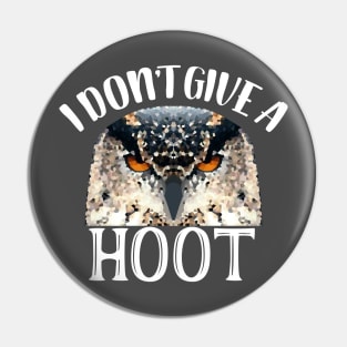 I don't give a hoot owl Pin