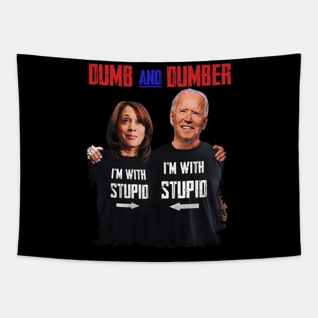 Dumb and Dumber I'm stupid Tapestry by Rosiengo