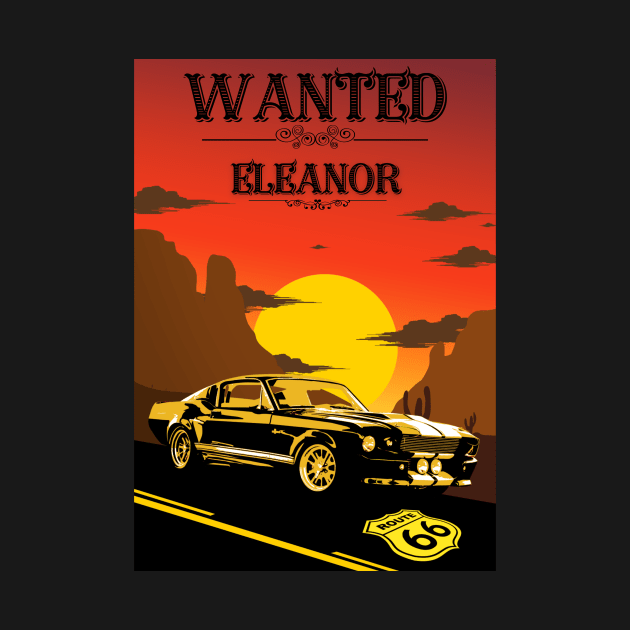 eleanor car poster by Panthox