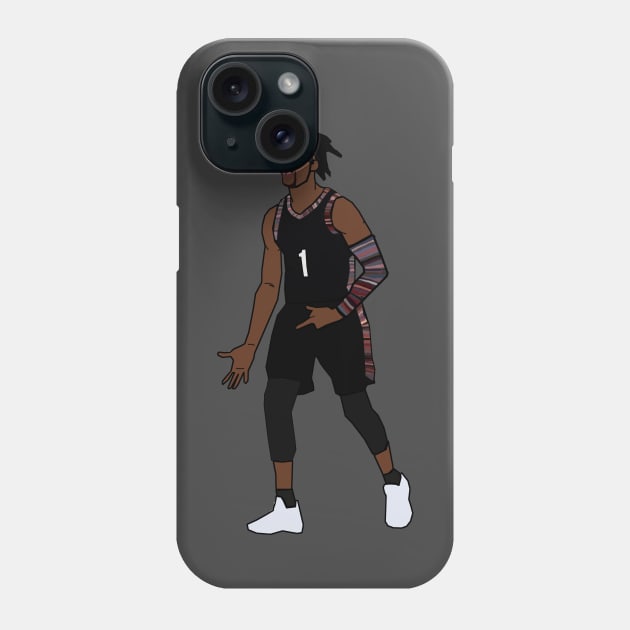 D'Angelo Russell 'Ice In My Veins' - Brooklyn Nets Phone Case by xavierjfong