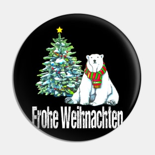 Merry Christmas Frohe Weihnachten Pin