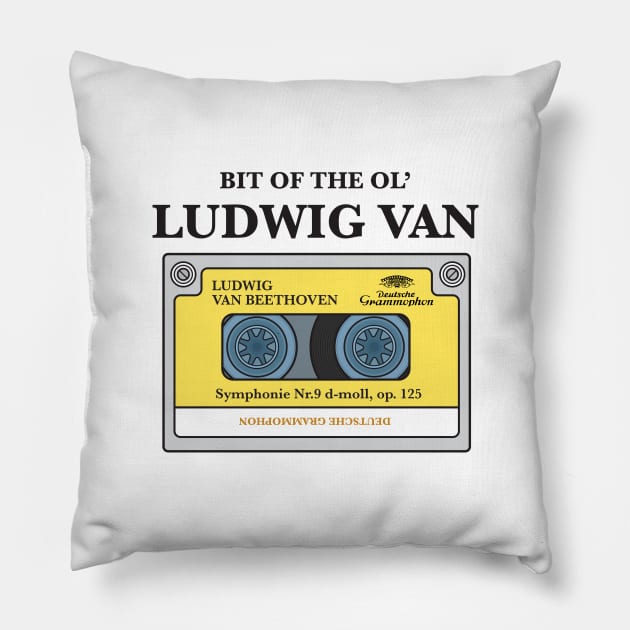 Ludwig Van Pillow by Woah_Jonny