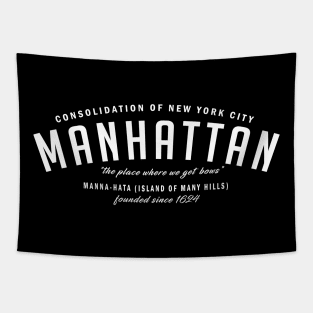 New York Manhatta Tapestry