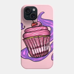 Cute pink Strawberry cupcake Phone Case