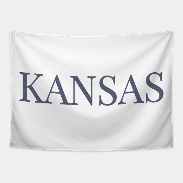 Distressed Kansas Tapestry by EMP