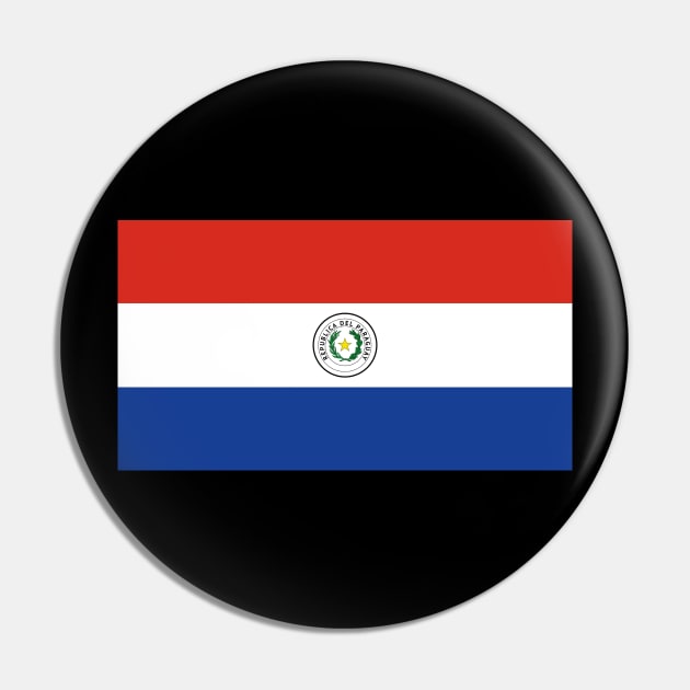 Paraguay Pin by Wickedcartoons