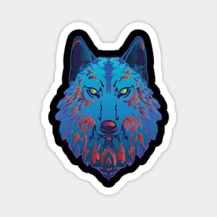 Wolf Face Magnet