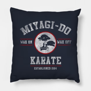 Miyagi Do Karate Kid Wax On Wax Off Pillow