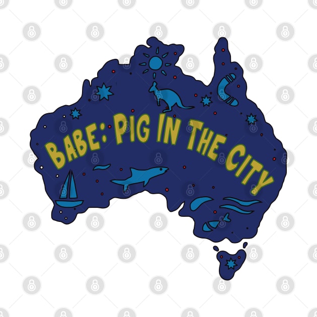 AUSSIE MAP BABE : PIG IN THE CITY by elsa-HD