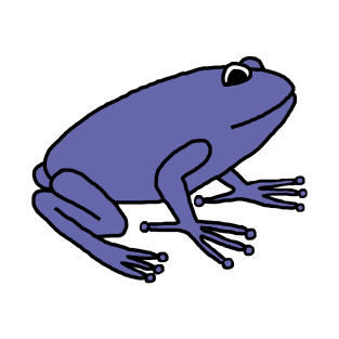 Very Peri Periwinkle Blue Frog Color of the Year 2022 T-Shirt