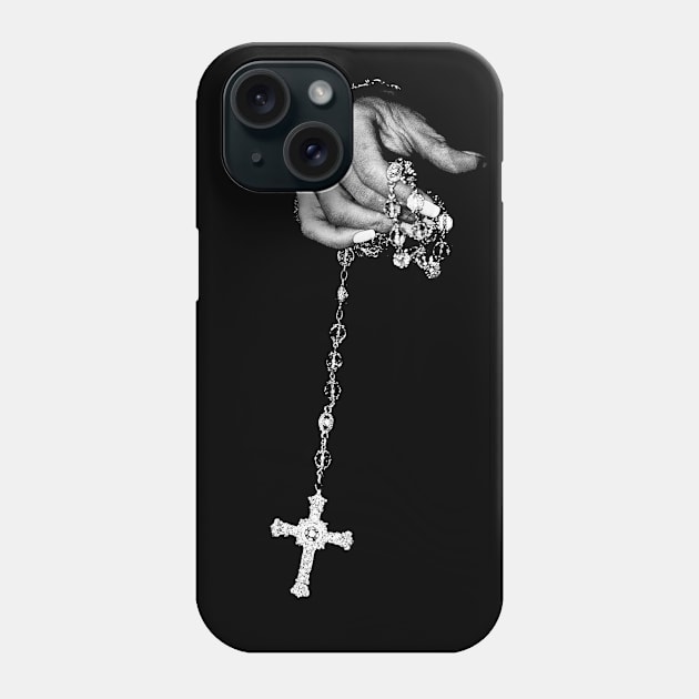 "Cross & The Hand" Phone Case by UrbanBlazeStudio