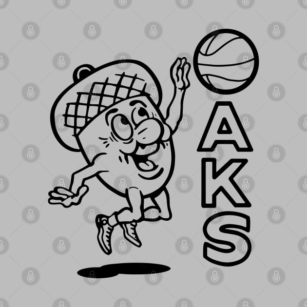 Defunct Oakland Oaks ABA Basketball by LocalZonly