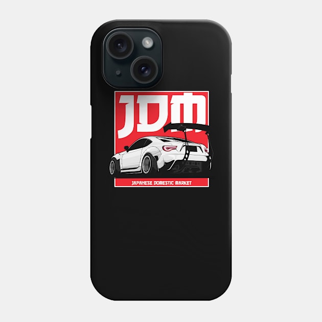 Rocket Bunny JDM Tuning & Drift Car GT 86 Fan Phone Case by Automotive Apparel & Accessoires