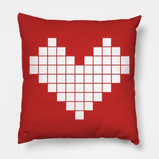 Abstract Heart Pillow